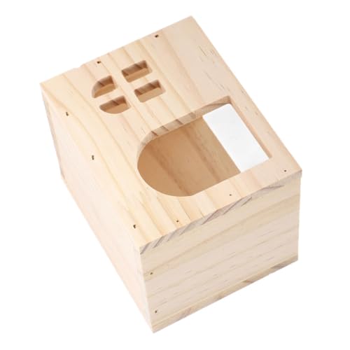 YARNOW Hamsterversteck Hamsterspielzeug Meerschweinchenhaus Hamsterhaus Hamster -spielhaus Labyrinth Multi Protokoll Verstecke Nest Hängematte Hamsterbettwäsche Kaninchen Hölzern von YARNOW