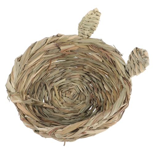 YARNOW Hasenstall aus Stroh Hamsternest Schlafbett für Hamster Schlafkissen Spielzeug kleines hamsterbett kleines Tiernest Stressabbauer Kleiner Hamster Lieferungen Rattennest Ornamente YARNOW Hasenstall aus Stroh Hamsternest Schlafbett für Hamster Schlafkissen Spielzeug kleines hamsterbett kleines Tiernest Stressabbauer Kleiner Hamster Lieferungen Rattennest Ornamente von YARNOW
