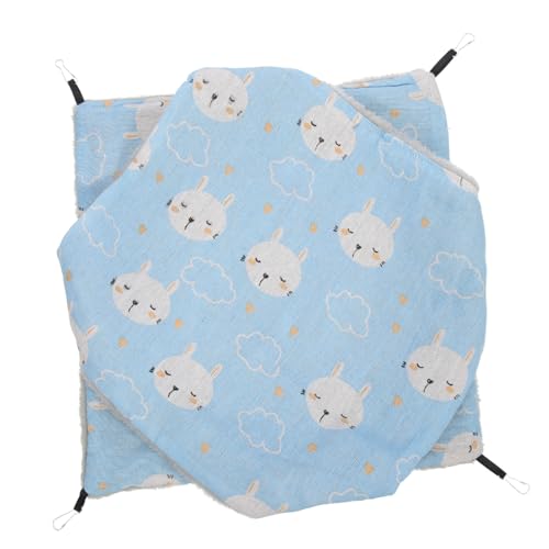 YARNOW Haustier Hängematte Hamster Schlafplatz Kleintier Schlafplatz Schlafsack Haustier bettwäsche Hamster Hängematten Haustiere hängende Hängematte Haustierbett Samt Dark Grey von YARNOW