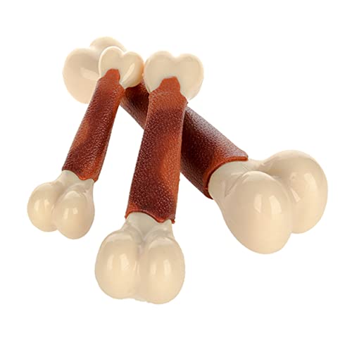 YARNOW Haustier Hundeknochen Spielzeug kleines Hundespielzeug Spielzeug für Welpen Interactive Dog Toys Dog chew Toy Spielzeuge Hundeknochen zum Kauen Hund kauknochen Backenzahn Hundebiss von YARNOW