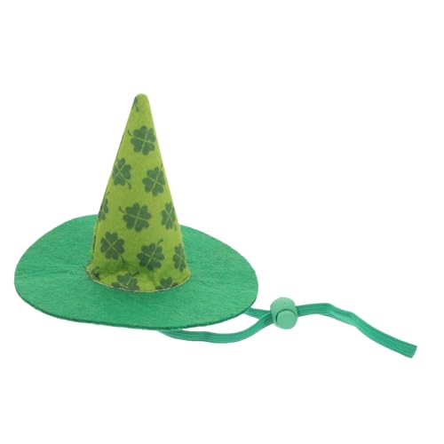 YARNOW Hundehut Für Kleine Hunde Zum St Patrick s Day Katzenmütze Mit Kleeblattmuster Haustierkappe Zum Cosplay Einfacher Anbau Und Festlicher Look YARNOW Hundehut Für Kleine Hunde Zum St Patrick s Day Katzenmütze Mit Kleeblattmuster Haustierkappe Zum Cosplay Einfacher Anbau Und Festlicher Look von YARNOW