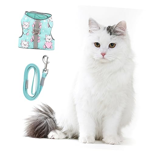 YARNOW Haustier Katzengeschirr Katzengeschirr Und Leine Katzen Gehgeschirr Haustiergeschirr Leine Leuchtendes Katzengeschirr Polyester Katzengeschirr Katzen Netzweste YARNOW Haustier Katzengeschirr Katzengeschirr Und Leine Katzen Gehgeschirr Haustiergeschirr Leine Leuchtendes Katzengeschirr Polyester Katzengeschirr Katzen Netzweste von YARNOW