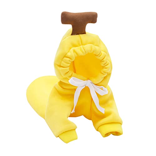 YARNOW Polyester Hund Hoodie Banana Muster Pet Zubehör Für Hunde Shirt Für Herbst Und YARNOW Polyester Hund Hoodie Banana Muster Pet Zubehör Für Hunde Shirt Für Herbst Und von YARNOW