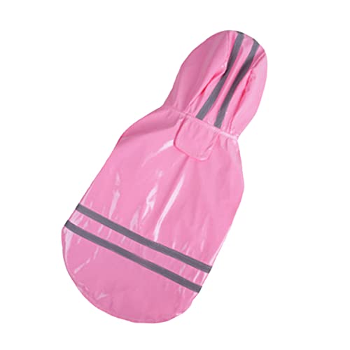 YARNOW Haustier Regen Slicker Regenmantel Für Haustiere Haustierkleidung Welpen-Outfits Hunde-Regen-Hoodie Hund Regen Slicker Kleine Hundekleidung Hunderegenmantel Rosa Poncho Hündchen von YARNOW