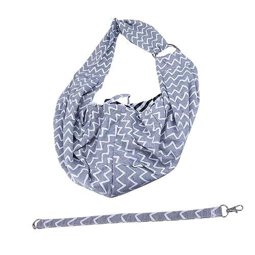 YARNOW Haustier-Rucksack-umhängetasche Taschen Träger Schulter Tragetasche Für Welpen Tragetuch Für Hunde Hund Reisetasche Haustiertasche Haustier Hundeschlinge Light Grey von YARNOW