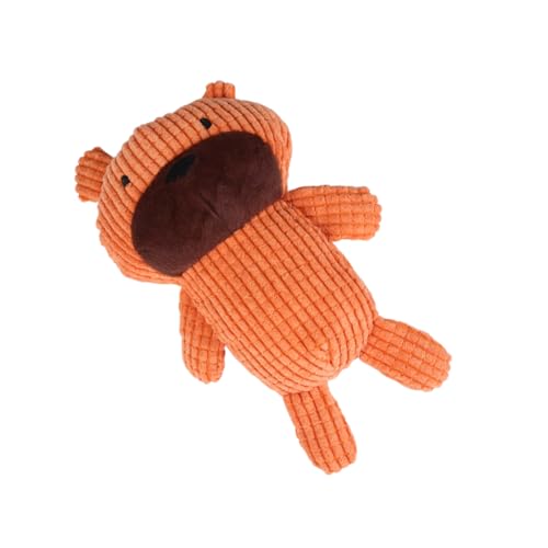 YARNOW Adorable Plüsch-Spielzeug Für Hunde Und Katzen Cartoon-bär Geräuschaktiv Beißfest Und Langlebig Zum Kauen Und Spielen Orange YARNOW Adorable Plüsch-Spielzeug Für Hunde Und Katzen Cartoon-bär Geräuschaktiv Beißfest Und Langlebig Zum Kauen Und Spielen Orange von YARNOW