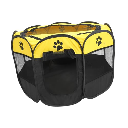 YARNOW Haustierbett haustierzelt hundebett hundezelt Hundegehege Katzenkäfig Hundestall Katzenhäuser für Wohnungskatzen Hundelaufställe Hundehütte drinnen Katzenhaus Oxford-Stoff Yellow YARNOW Haustierbett haustierzelt hundebett hundezelt Hundegehege Katzenkäfig Hundestall Katzenhäuser für Wohnungskatzen Hundelaufställe Hundehütte drinnen Katzenhaus Oxford-Stoff Yellow von YARNOW