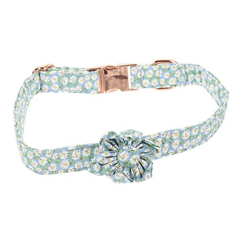 YARNOW Haustierhalsband Für Hunde Welpe Rosa Hundehalsband Kragen Hundewindeln Für Hündinnen Geblümtes Katzenhalsband Hundehochzeitshalsband Hund Halskette Hundezubehör Reine Baumwolle von YARNOW