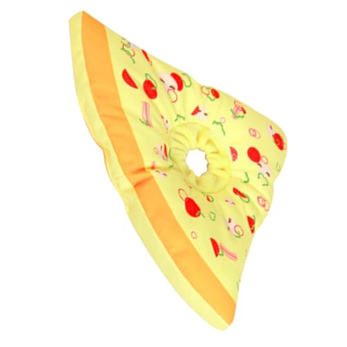 YARNOW Haustierhalsband Für Genesungshalsband Nach Operationen Anti-leck- Mit Cartoon-Pizza-Muster Tragbar Und Atmungsaktiv Elastisches Band Für Bequeme Anpassung von YARNOW