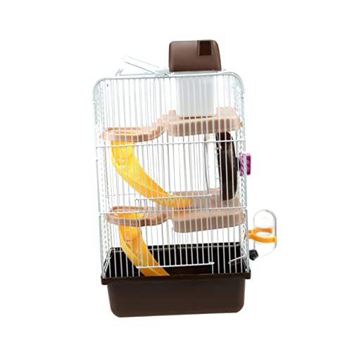 YARNOW Haustierkäfig Hamster klein Käfige drinnen Schloss Coffee YARNOW Haustierkäfig Hamster klein Käfige drinnen Schloss Coffee von YARNOW