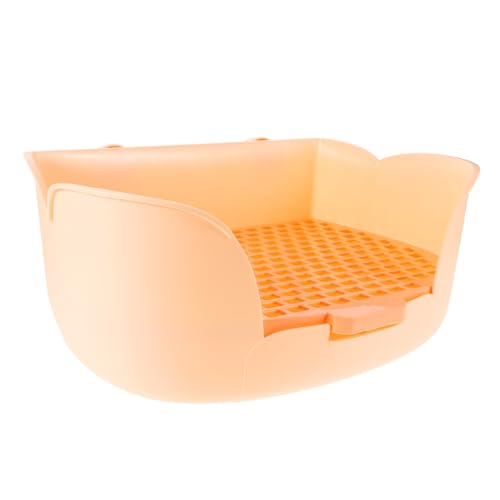 YARNOW Haustierkaninchen -Toilette Tierstreu Tablett Größere Haustierpfanne Heuhalter Für Kaninchen Häschen-heu-futterspender Kleine Tiertoilette Katzentoilette Hasenhalter Orange Plastik YARNOW Haustierkaninchen -Toilette Tierstreu Tablett Größere Haustierpfanne Heuhalter Für Kaninchen Häschen-heu-futterspender Kleine Tiertoilette Katzentoilette Hasenhalter Orange Plastik von YARNOW