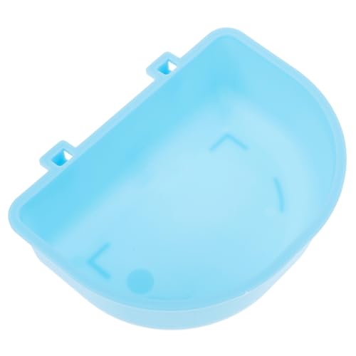 YARNOW Haustiernapf plastikschalen plastikschüsseln katzennahrung Futternapf plastikschälchen Essen klein Fütterung Katzennäpfe hängend Tierfutterbehälter praktischer Katzennapf Sky-Blue von YARNOW