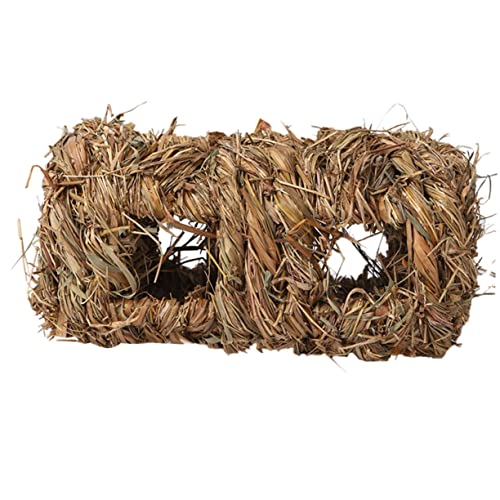 YARNOW Haustierruhe Nest Bettwäsche Zähne Tunnel Klein Versteck Für Meerschweinchen Hamsterhaus Hamster -versteck Röhren Groß Gemütlich Verschachtelung Hamsterhäuser Und Verstecke Hölzern von YARNOW