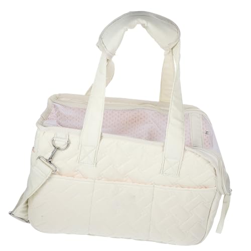 YARNOW Katze Tasche Katzen Tragetasche Tragetasche Für Haustiere Tragbare Katzen Und Hunderucksack Mit Großen Taschen Faltbare Hundetrage Für Reisen Im Freien Weiche Tragetasche Aus Milchweiß YARNOW Katze Tasche Katzen Tragetasche Tragetasche Für Haustiere Tragbare Katzen Und Hunderucksack Mit Großen Taschen Faltbare Hundetrage Für Reisen Im Freien Weiche Tragetasche Aus Milchweiß von YARNOW