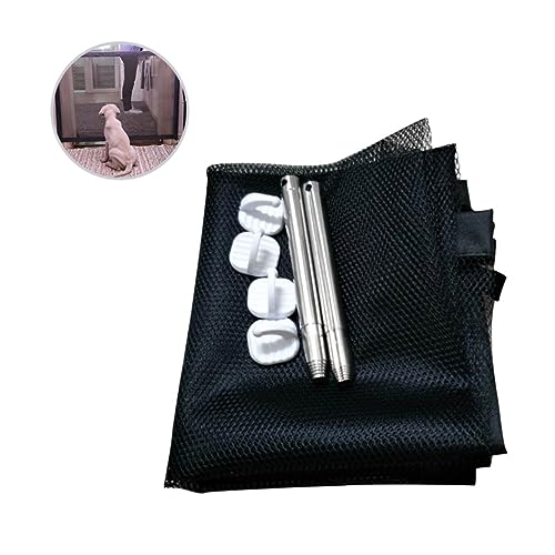 YARNOW Haustiertor hundegehege hundezäune Dog Fence Hundezaun Hundetor Haustierzaun Black von YARNOW