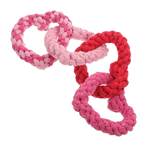 YARNOW Kuschelweiches Herz Aus Baumwollseil Für Hunde Kauspielzeug Für Aggressive Kauer Ideal Für Zahnpflege Und Spielspaß Perfekt Als Valentinstagsgeschenk Für Haustiere YARNOW Kuschelweiches Herz Aus Baumwollseil Für Hunde Kauspielzeug Für Aggressive Kauer Ideal Für Zahnpflege Und Spielspaß Perfekt Als Valentinstagsgeschenk Für Haustiere von YARNOW