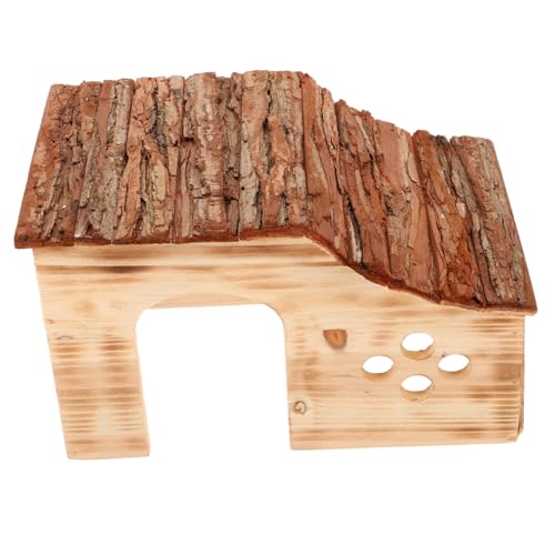 YARNOW Holz Hamsterhütte Für Kleintiere Wasserdichtes Versteck Für Hamster Und Meerschweinchen Gemütliches Und Ruhehaus Aus Robustem Material Lagig YARNOW Holz Hamsterhütte Für Kleintiere Wasserdichtes Versteck Für Hamster Und Meerschweinchen Gemütliches Und Ruhehaus Aus Robustem Material Lagig von YARNOW
