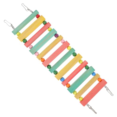 YARNOW Wooden Parrot Climbing Ladder Sicheres Und Langlebiges Spielzeug Für Vögel Und Kleintiere Für Spiel Und Bewegung Aus Hochwertigem Holz Und Edelstahl YARNOW Wooden Parrot Climbing Ladder Sicheres Und Langlebiges Spielzeug Für Vögel Und Kleintiere Für Spiel Und Bewegung Aus Hochwertigem Holz Und Edelstahl von YARNOW