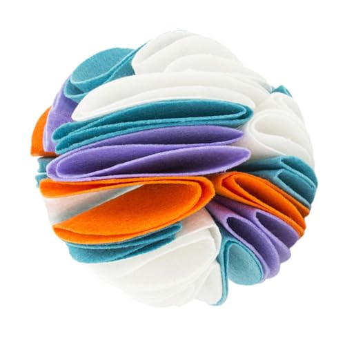 YARNOW Hundeschnüffelball Quietschende Bälle Für Kleine Hunde Hund Gehirnstimulierend Schnüffelspielzeug Hundefutterspielzeug Kleines Welpenspielzeug Lebensmittel Filzstoff Haustier YARNOW Hundeschnüffelball Quietschende Bälle Für Kleine Hunde Hund Gehirnstimulierend Schnüffelspielzeug Hundefutterspielzeug Kleines Welpenspielzeug Lebensmittel Filzstoff Haustier von YARNOW