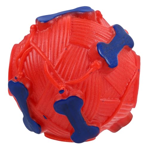 YARNOW Interaktiver Hundeleckerli Ball Futterausgabespielzeug Für Mittelgroße Quietschendes Kauspielzeug Aus Strapazierfähigem Material Zur Gesunder Zähne YARNOW Interaktiver Hundeleckerli Ball Futterausgabespielzeug Für Mittelgroße Quietschendes Kauspielzeug Aus Strapazierfähigem Material Zur Gesunder Zähne von YARNOW