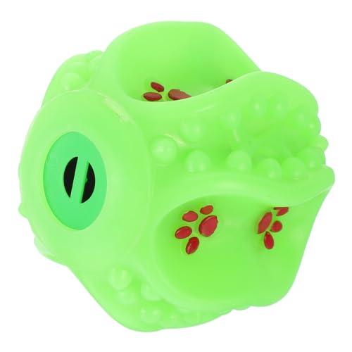 YARNOW Interaktives Hundefutterspielzeug Geräuschvoller Futterball Für Langsames Füttern Hundeball Für Kleine Und Mittelgroße Fördert Die Verdauung von YARNOW