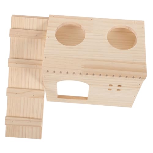 YARNOW Kabine Versteck Hamsterhaus groß Hamsternest Und Häuser verstecken nagerhaus kleintierhaus Schlafhaus blockbohlenhaus Versteck aus Hamsterholz Hamsterversteck mit Leiter hölzern YARNOW Kabine Versteck Hamsterhaus groß Hamsternest Und Häuser verstecken nagerhaus kleintierhaus Schlafhaus blockbohlenhaus Versteck aus Hamsterholz Hamsterversteck mit Leiter hölzern von YARNOW