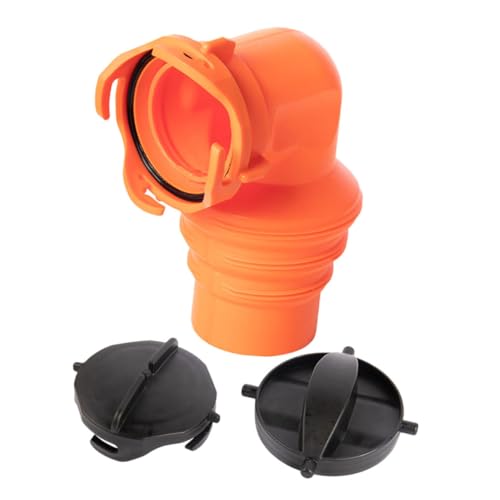 YARNOW Kanalschlauch Winkeladapter PVC Abwasserkappe für Wohnmobile Auslaufsichere Verbindung Einfache Langlebig und Zuverlässig für Graues Wasser von YARNOW