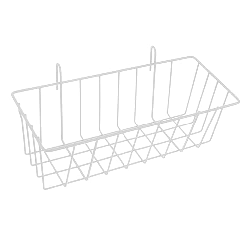 YARNOW Kaninchen Heuraufe automatisierte futterspender für kleintiere Futterautomat für Kleintiere geformt Heufutterkorb Heufütterung Häschen-Feeder Kaninchenhalter Schmiedeeisen Weiß von YARNOW