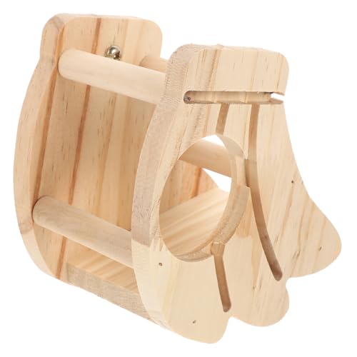 YARNOW Kaninchen Holz Grasständer Hängematte Gießen Automatisches Katzenstreu Träger Kit Haustier Tier Air Rack Meerschweinchenstall Outdoor Küken Heu Ratte Meerschweinchen Zubehör von YARNOW