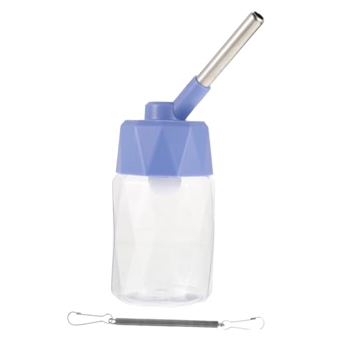 YARNOW Kaninchentrinker Hamster wasserspender Hamster trinkflasche Portable Water Bottle Hamster Water Bottle with Hook wasserflasche Hamsterversorgung Wasserbehälter für Hamster STK Blue von YARNOW