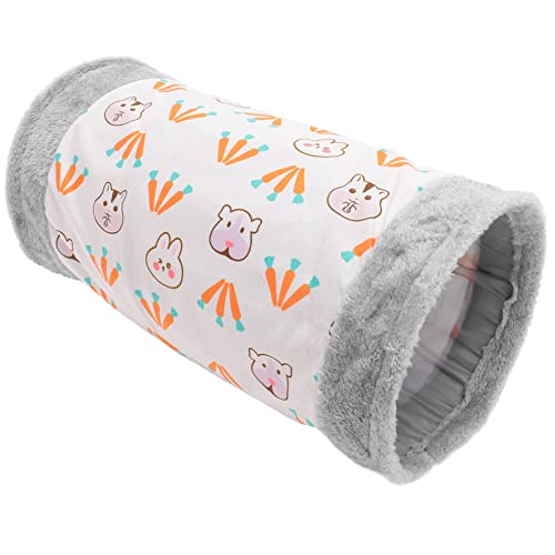 YARNOW Kaninchentunnel katzenspielzeug katzentunnel spielsachen für Katzen katzenspielzeig Katzen- Hase Haustier komfortabler Verstecktunnel Hamster -Tunnelspielzeug Wildleder- von YARNOW