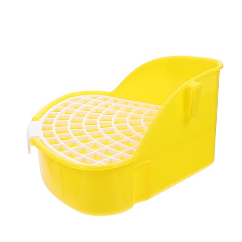 YARNOW Kasten Kaninchentoilette Hamster klo hasentoilette Bettwäsche Kunststoffbehälter Outdoor-Spielset Kaninchenkäfig Haustier-PIPI-Toilette kleines pinkel Toilette Bettpfanne von YARNOW