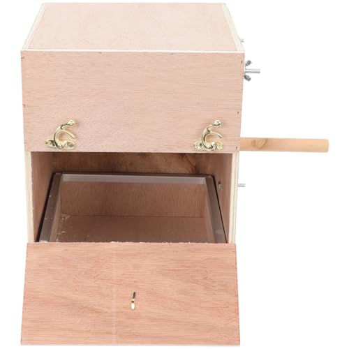 YARNOW Vogel Holz Vogelkäfig Wellensittich Sittich Nistkasten Garten Nisthaus Sittich Zubehör YARNOW Vogel Holz Vogelkäfig Wellensittich Sittich Nistkasten Garten Nisthaus Sittich Zubehör von YARNOW