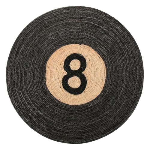 YARNOW Kratzbrett Für Katzen Runde Kratzmatte Aus Sisal Verdickt Für Innenbereich Katzenkrallen-schleifpad Als Spielzeug Und Möbel-Schutz von YARNOW