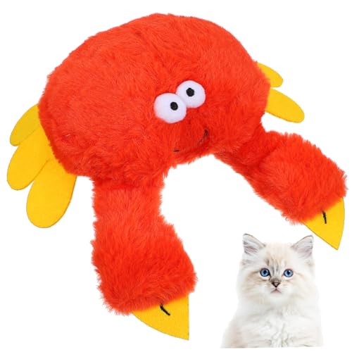 YARNOW Entzückendes Katzenspielzeug Krabben-Aussehen Interaktives Katzenspielzeug Quietschendes Heimtierbedarf YARNOW Entzückendes Katzenspielzeug Krabben-Aussehen Interaktives Katzenspielzeug Quietschendes Heimtierbedarf von YARNOW
