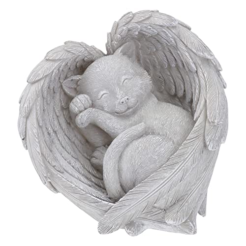 YARNOW Katzen-Gedenkstein Harz Haustier-Katzenengel Gedenkstatue Grabstein Haustier-Grabstein Gartenornamente Für Den Außenbereich Für Zuhause Terrasse Hof Dekoration 17 X 16 5 X 13 cm YARNOW Katzen-Gedenkstein Harz Haustier-Katzenengel Gedenkstatue Grabstein Haustier-Grabstein Gartenornamente Für Den Außenbereich Für Zuhause Terrasse Hof Dekoration 17 X 16 5 X 13 cm von YARNOW