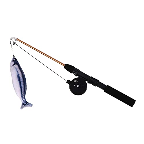 YARNOW Retractable Cat Teaser Mit Interaktivem Katzenminze-Spielzeug Flexibler Angelstock Für Katzen Fördert Spiel Und Für Haustiere Und Katzenliebhaber YARNOW Retractable Cat Teaser Mit Interaktivem Katzenminze-Spielzeug Flexibler Angelstock Für Katzen Fördert Spiel Und Für Haustiere Und Katzenliebhaber von YARNOW
