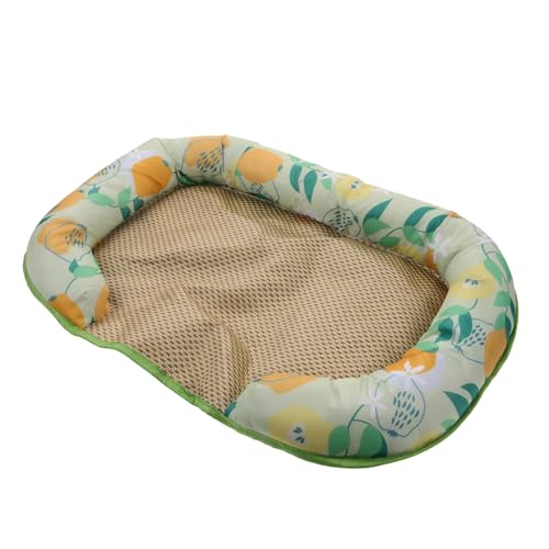 YARNOW Kühlmatte Für Hunde Und Katzen Sommerliche Abkühlung Mit Leichtem Tragbarem Design Für Unterwegs Blattmuster Atmungsaktiv Und Langlebig YARNOW Kühlmatte Für Hunde Und Katzen Sommerliche Abkühlung Mit Leichtem Tragbarem Design Für Unterwegs Blattmuster Atmungsaktiv Und Langlebig von YARNOW