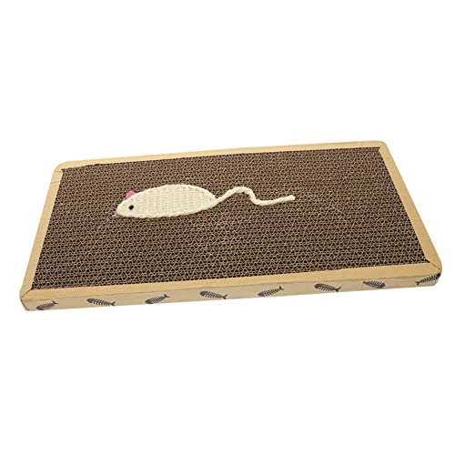 YARNOW Katze Kratzbrett Wellpappe Spielzeug Krallenpflege Für Katzen Indoor Kratzunterlage Für Kitten Und Erwachsene Fördert Spiel Und Schützt Möbel Und Teppiche YARNOW Katze Kratzbrett Wellpappe Spielzeug Krallenpflege Für Katzen Indoor Kratzunterlage Für Kitten Und Erwachsene Fördert Spiel Und Schützt Möbel Und Teppiche von YARNOW