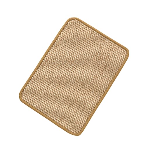 YARNOW Katzenkratzmatte 30x40cm Aus Sisal Langlebige Kratzunterlage Für Katzen Effektives Kratzen Und Ideale Katzenmatte Für Ihre Haustiere von YARNOW