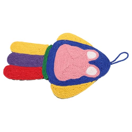 YARNOW Katzenkratzpad aus Natürlichem Sisal Schützende Kratzmatte für Sofa und Teppiche Multifunktional als Spielmatte und Ruhebereich und Sicheres Design für Katzenliebhaber von YARNOW