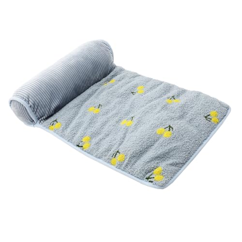 YARNOW Wiederverwendbare Waschbare Hundebett-Matte Für Haustiere Bequeme Und Warme Schlafgelegenheit Für Welpen Und Katzen Für Drinnen Und Unterwegs Blaugrau YARNOW Wiederverwendbare Waschbare Hundebett-Matte Für Haustiere Bequeme Und Warme Schlafgelegenheit Für Welpen Und Katzen Für Drinnen Und Unterwegs Blaugrau von YARNOW