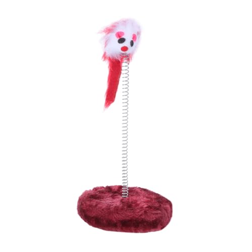 YARNOW Katzenspielzeug Mäuse Knirschen Teaser-Spielzeug Zum Beißen Backenzahn-Spielzeug Für Kätzchen Interaktives Katzenspielzeug Mit Stock Beißspaß Unterhaltung YARNOW Katzenspielzeug Mäuse Knirschen Teaser-Spielzeug Zum Beißen Backenzahn-Spielzeug Für Kätzchen Interaktives Katzenspielzeug Mit Stock Beißspaß Unterhaltung von YARNOW