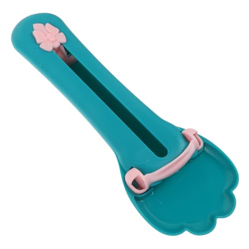 YARNOW Katzenstreifenlöffel Leckerbissen Für Katzen Scoop Werkzeug Klaue Behandeln Ergonomisch Fütterung Haustier Katze Behandelt Katzenlöffel Katzenfutterlöffel Handhaben Plastik Blue von YARNOW