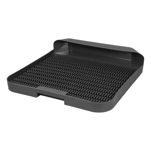 YARNOW Katzenstreu-Auffangmatte: Rutschfestes Katzenstreu-Auffangpad für, 37 x 37 x 7,5 cm – waschbar und wasserdicht, um Böden sauber und ordentlich zu halten von YARNOW