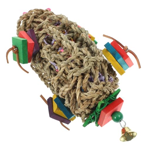 YARNOW Parrot Swing Chew Toy Lustiges Kau Und Spielzeug Für Papageien Und Vögel Hängendes Design Für Vogelkäfige Fördert Aktives Spielen Und Kauen Langlebig Und Sicher von YARNOW