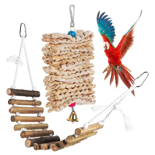 YARNOW Vogelspielzeug Holzschaukel Mit -Spielzeug Für Papageien Wellensittiche Und Andere Vögel Für Beschäftigung Und Installieren YARNOW Vogelspielzeug Holzschaukel Mit -Spielzeug Für Papageien Wellensittiche Und Andere Vögel Für Beschäftigung Und Installieren von YARNOW