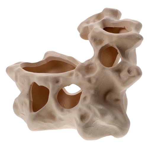 YARNOW Keramik Aquarium Höhle Robust Langlebig Keramik Versteck für Fische Dekoratives Aquarium Ornament Sicher und Umweltfreundlich Geeignet für Süßwasser Aquarien YARNOW Keramik Aquarium Höhle Robust Langlebig Keramik Versteck für Fische Dekoratives Aquarium Ornament Sicher und Umweltfreundlich Geeignet für Süßwasser Aquarien von YARNOW