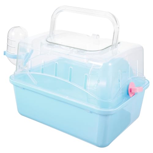 YARNOW Transportbox Für Kleine Tiere Tragbarer Hamsterkäfig Mit Großem Sichtfenster Atmungsaktiv Für Outdoor-aktivitäten Und Reisen Mit Hamstern Meerschweinchen Und Anderen YARNOW Transportbox Für Kleine Tiere Tragbarer Hamsterkäfig Mit Großem Sichtfenster Atmungsaktiv Für Outdoor-aktivitäten Und Reisen Mit Hamstern Meerschweinchen Und Anderen von YARNOW