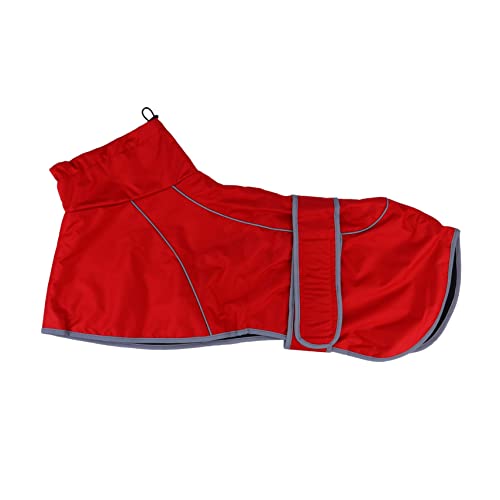 YARNOW Regenmantel Für Hunde Extragroß Polyester Bequem Modisch Für Den Außenbereich Rot 3XL YARNOW Regenmantel Für Hunde Extragroß Polyester Bequem Modisch Für Den Außenbereich Rot 3XL von YARNOW